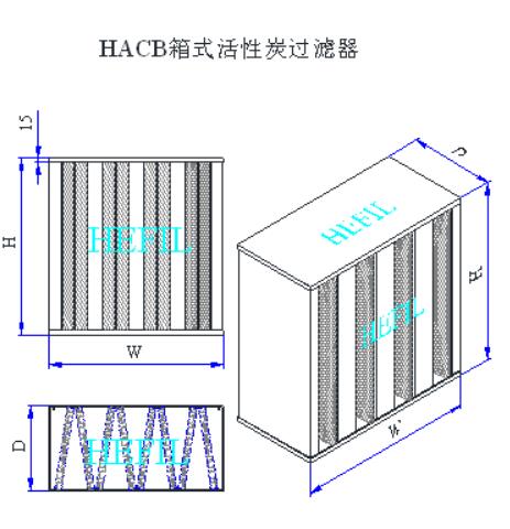 HACB箱型活性炭极悦平台框体结构